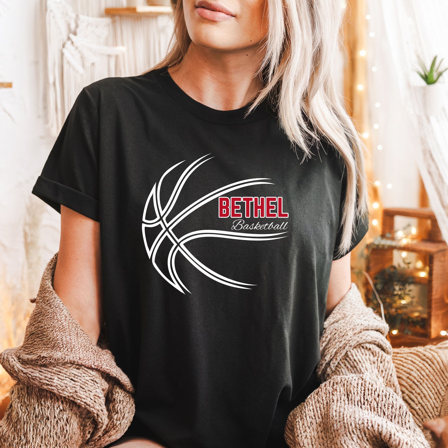 Bethel Basketball -Tee, Crewneck Sweatshirt Or Hoodie