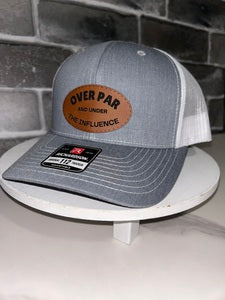 On Par Leather Patch Hats