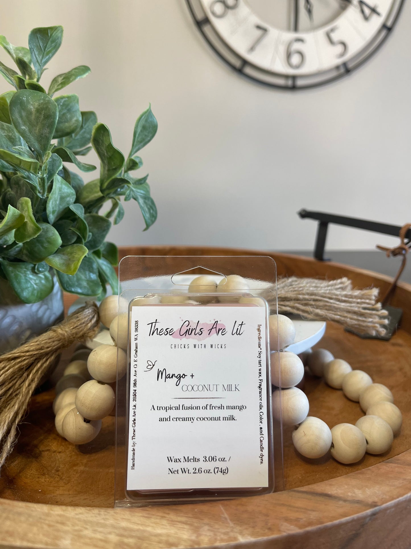 Mango & Coconut Milk Wax Melt