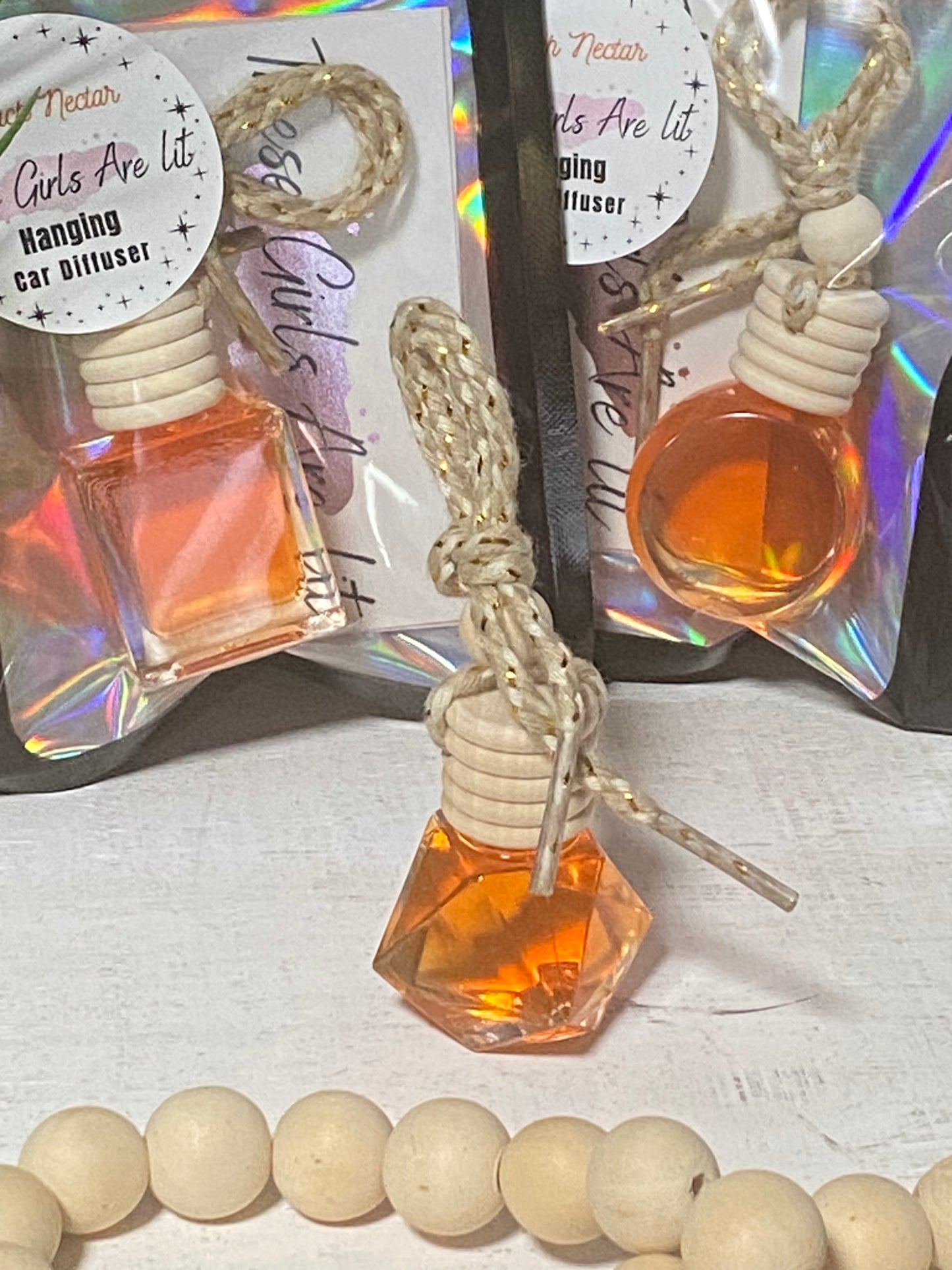 Hanging Car Diffuser Peach Nectar