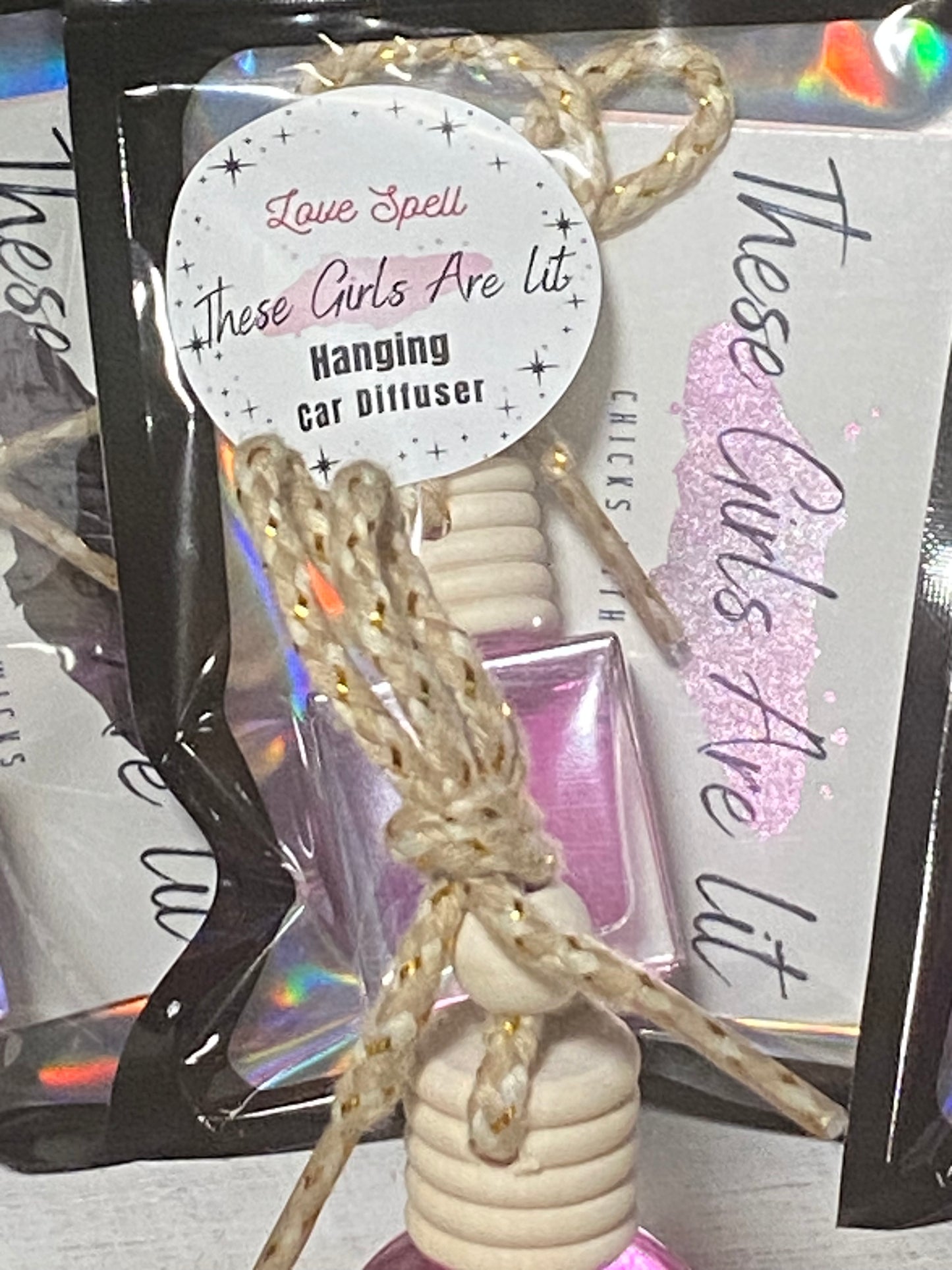 Hanging Car Diffuser Love Spell