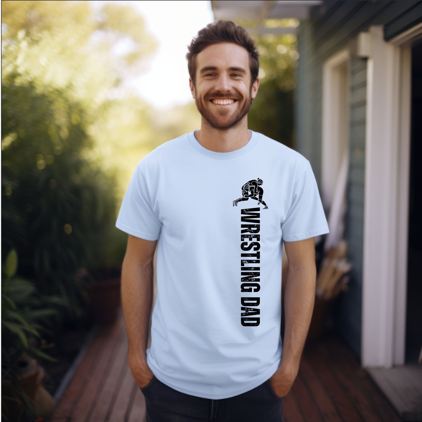 WRESTLING DAD T-SHIRT