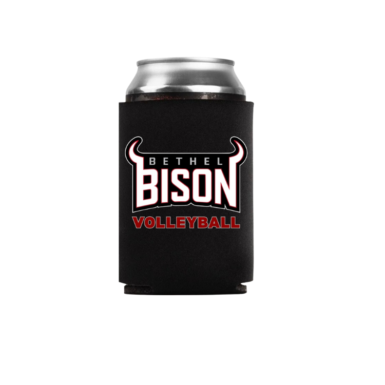 Bethel Bison Volleyball Can Koozie