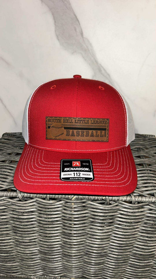 South Hill Little League Leather Patch Hats (Team Specific)