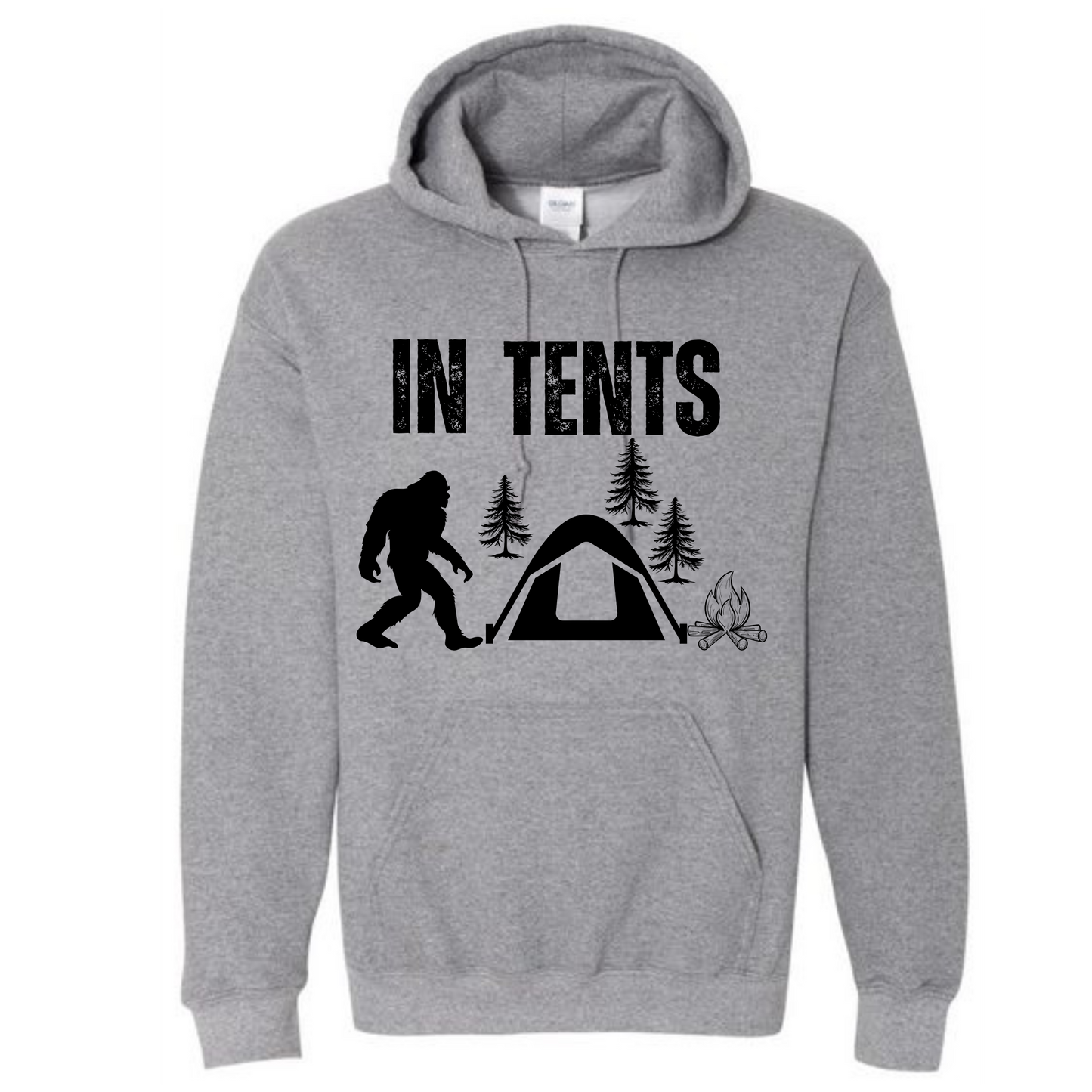 IN TENTS Long Sleeve Hooded Sweatshirt