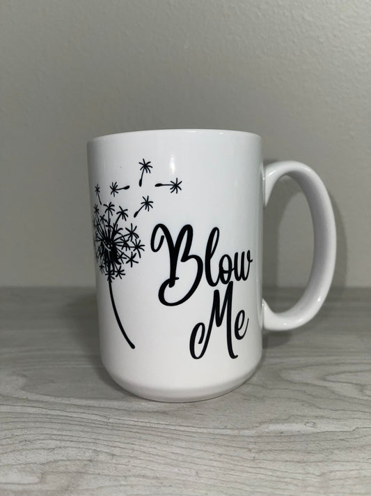 15 oz Blow Me Wish Ceramic Mug