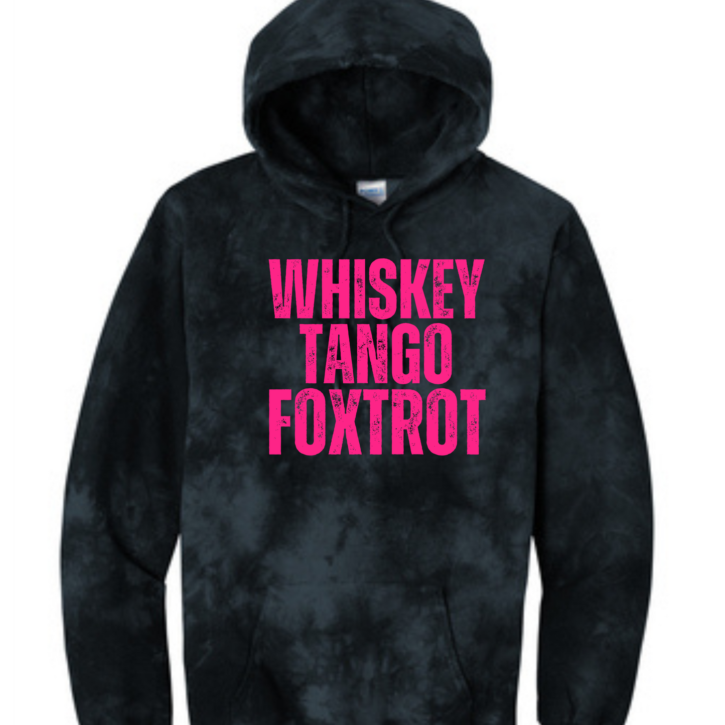 Whiskey Tango Foxtrot Long Sleeve Hooded Sweatshirt