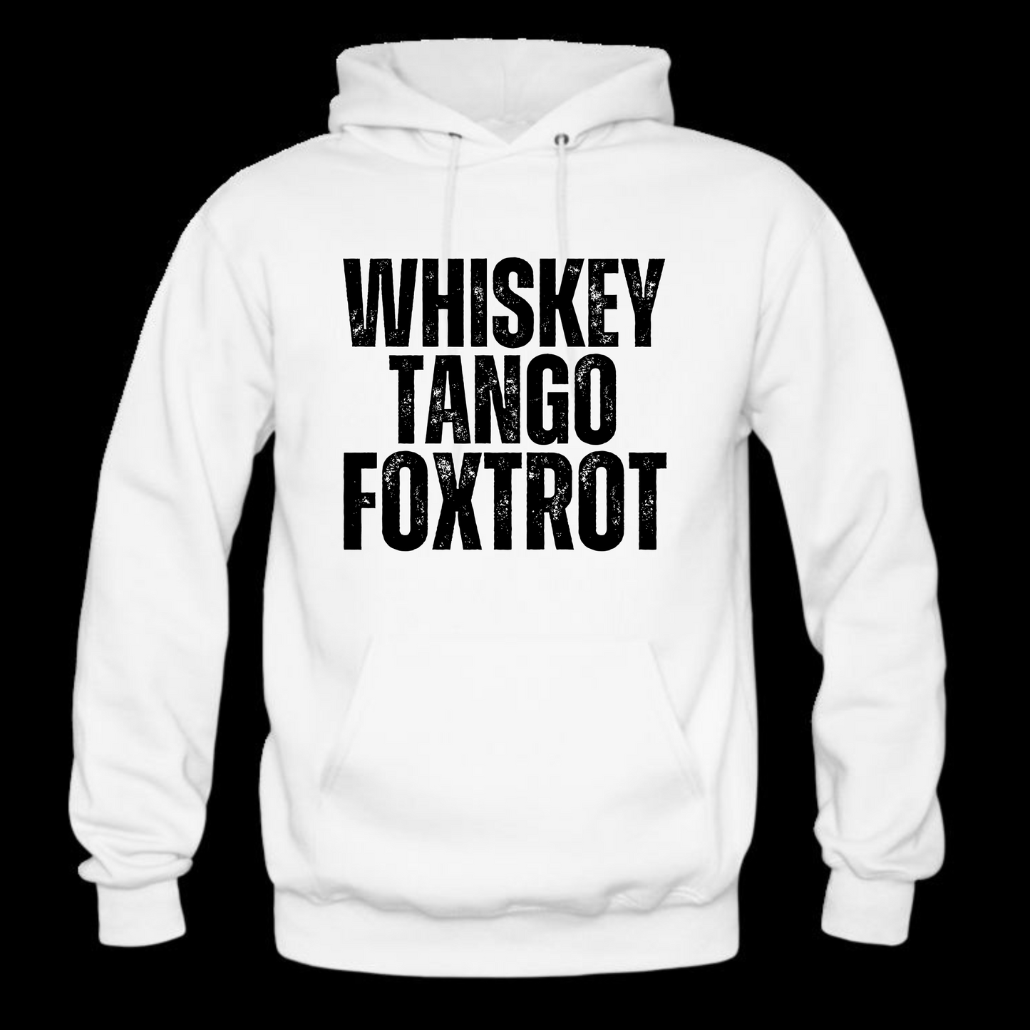 Whiskey Tango Foxtrot Long Sleeve Hooded Sweatshirt