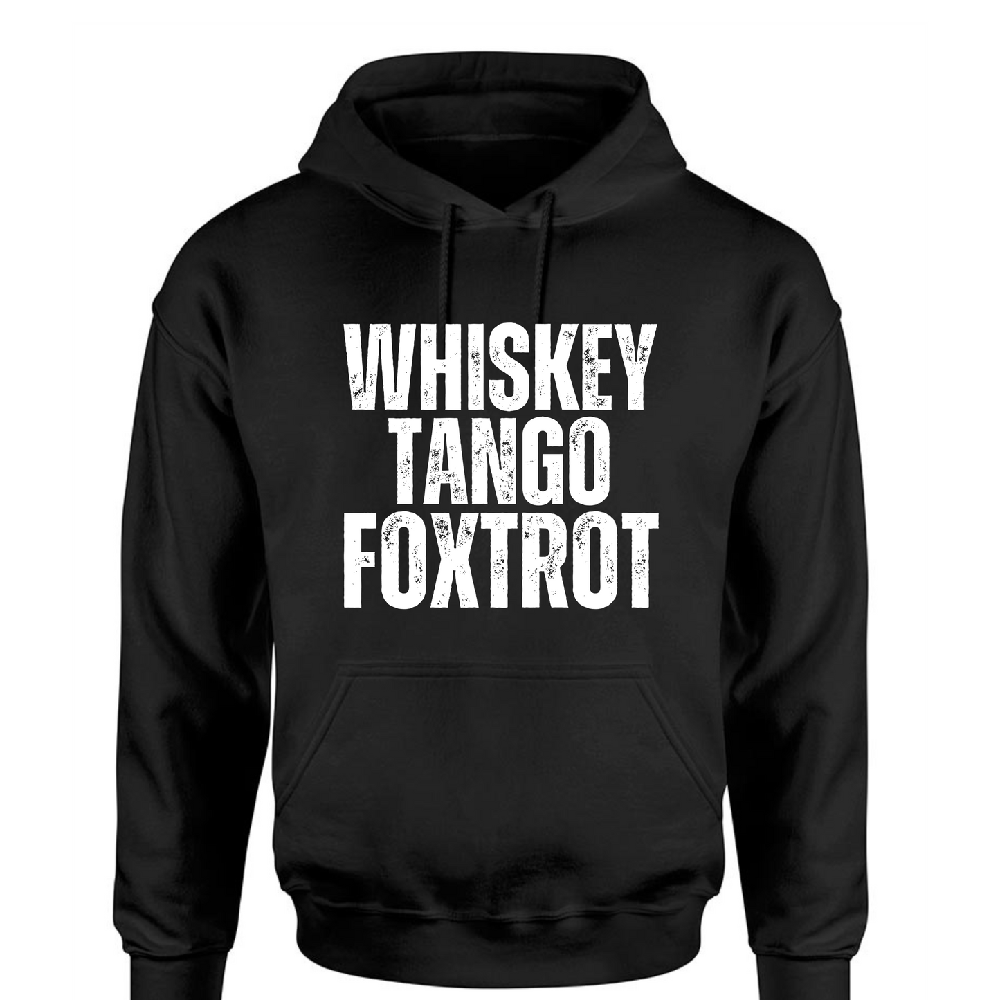 Whiskey Tango Foxtrot Long Sleeve Hooded Sweatshirt