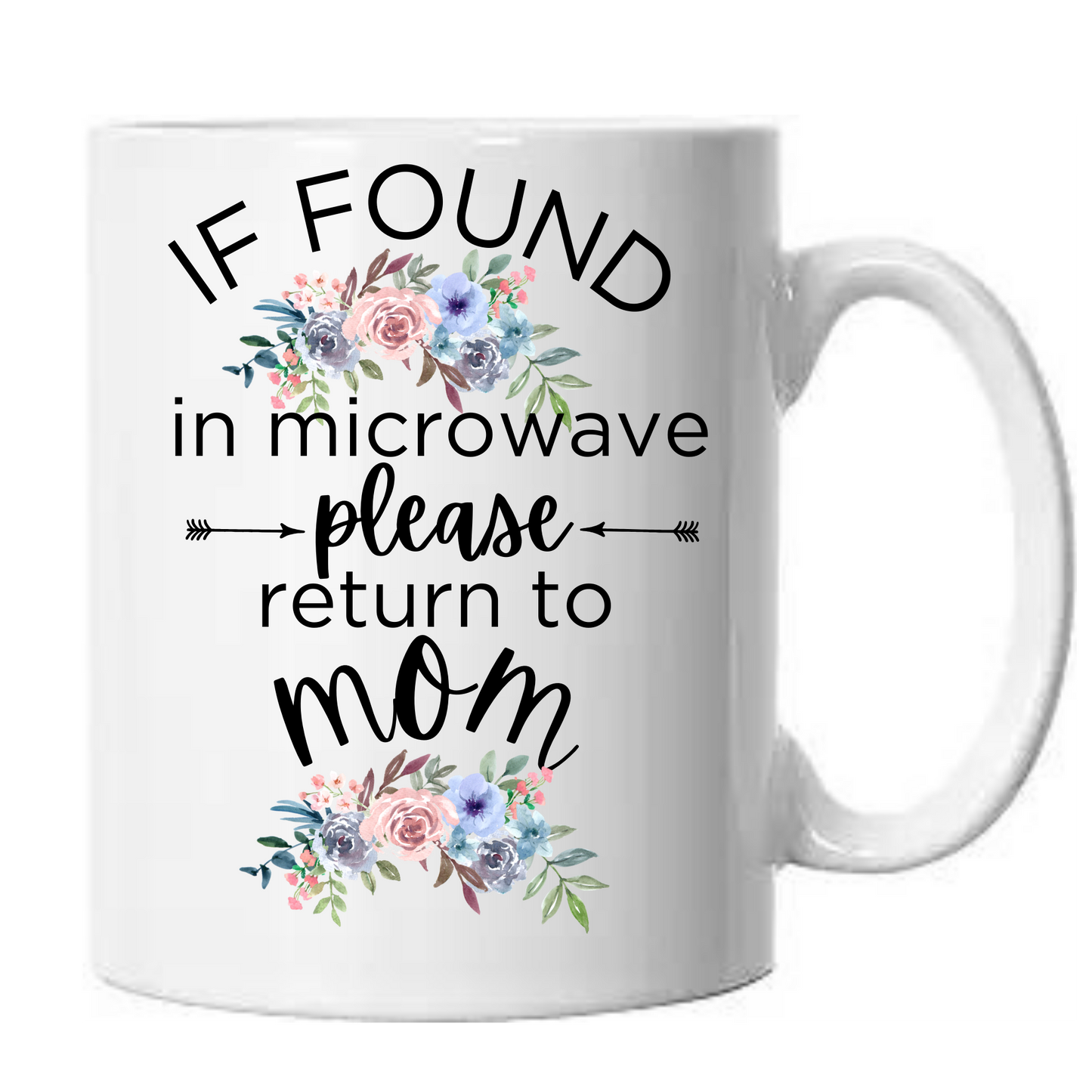 15 oz If Found In Microwave Please Return To Mom Ceramic Mug