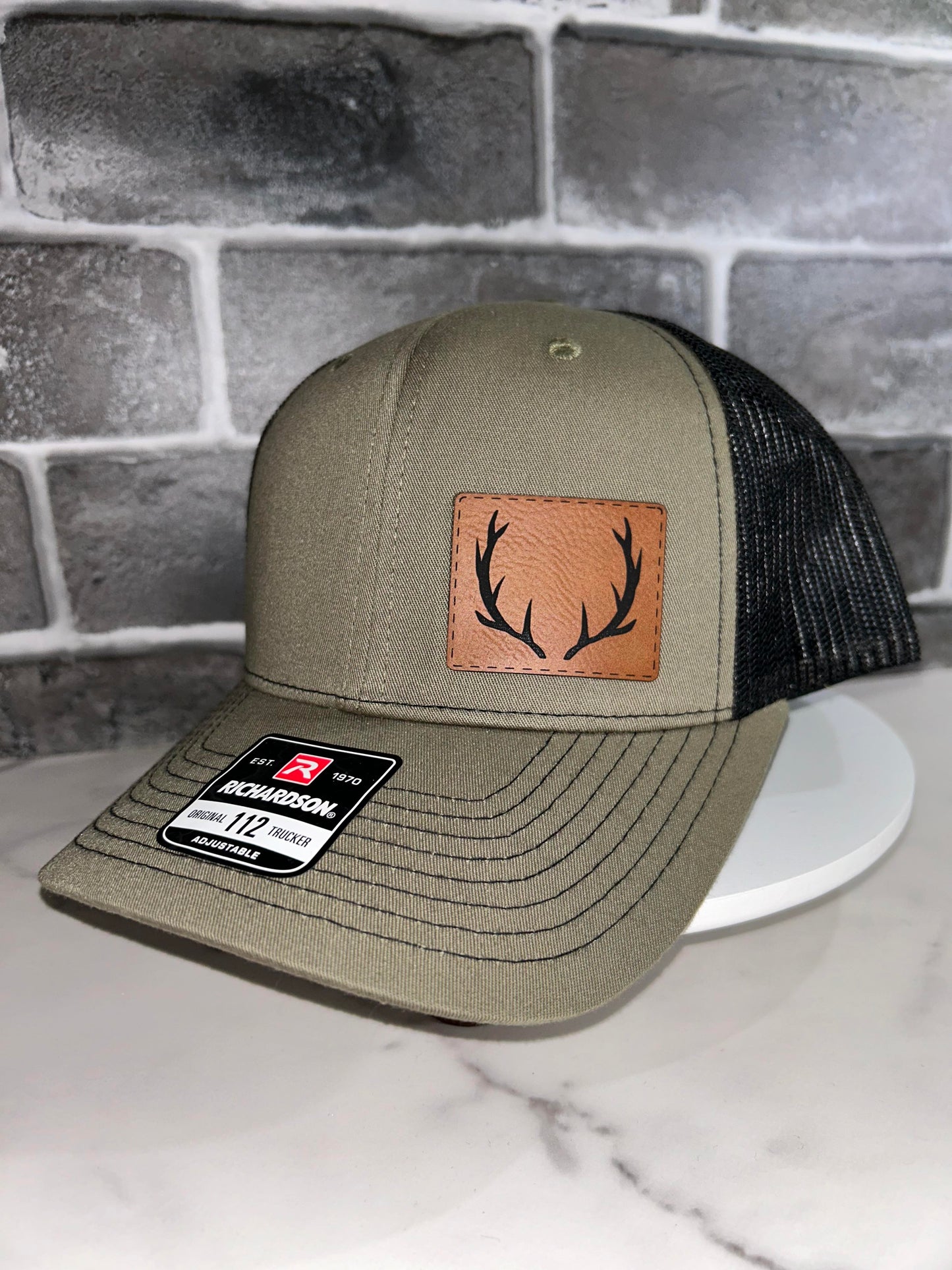 Rack Leather Patch Hats