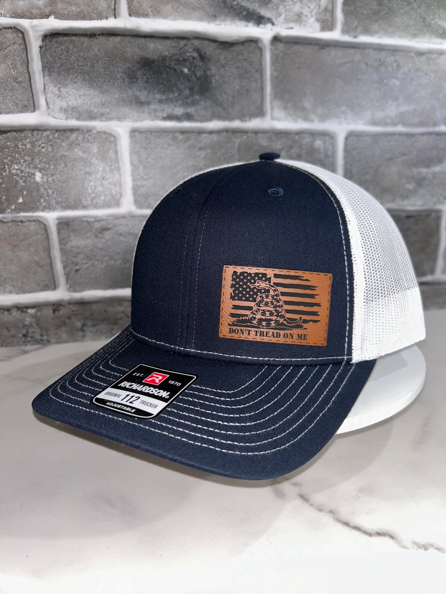 Don’t Tread On Me Leather Patch Hat