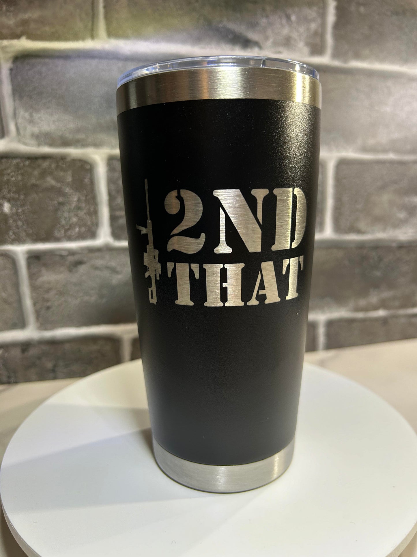 20 oz I 2nd That Etched Tumbler