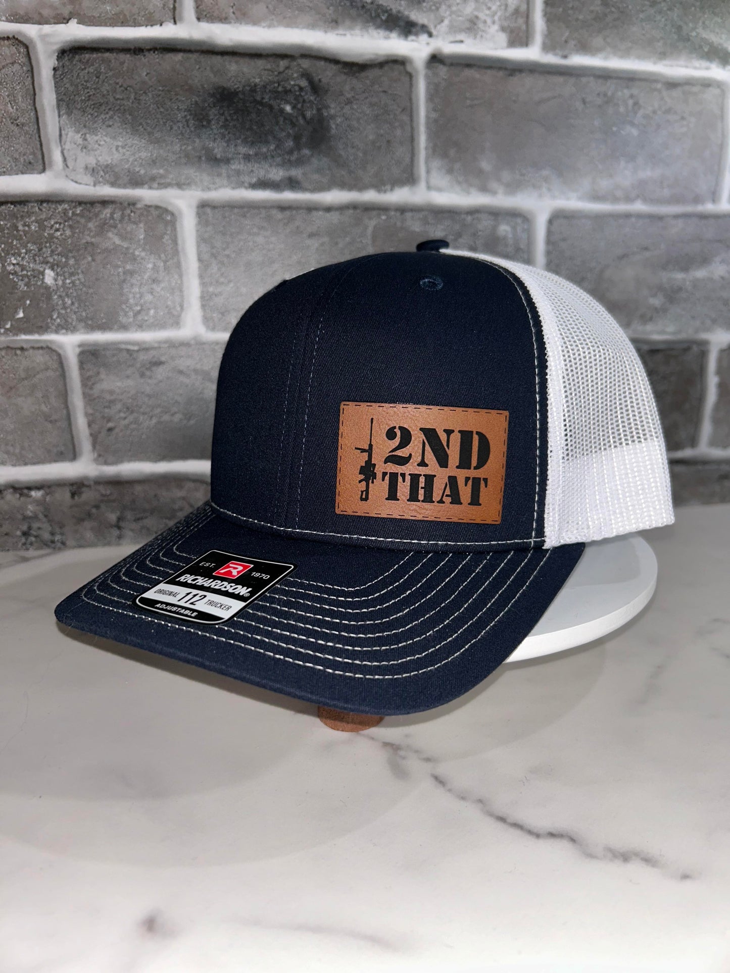 I 2nd That Leather Patch Hat