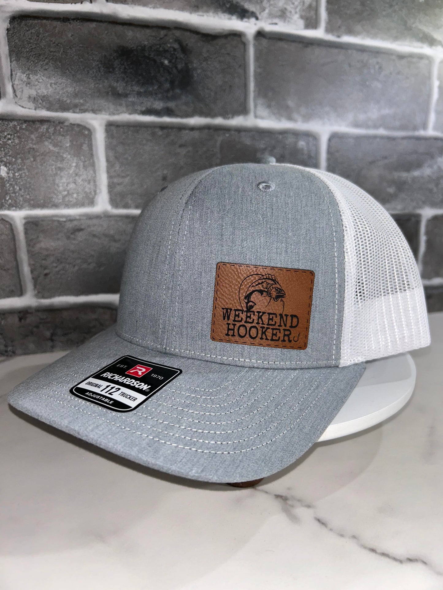 Weekend Hooker Leather Patch Hats