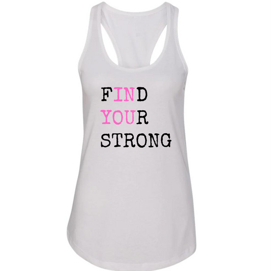 Find Your Strong Racerback Tank