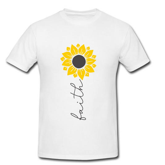 Faith Sunflower T Shirt