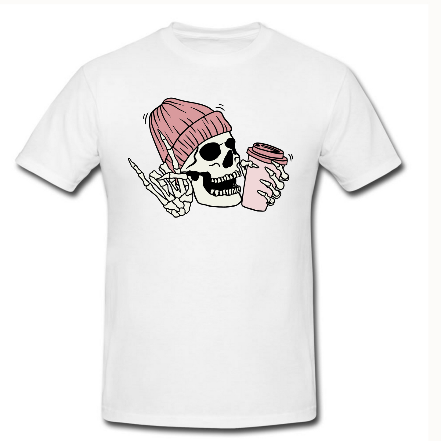 Skull & Coffee T Shirt