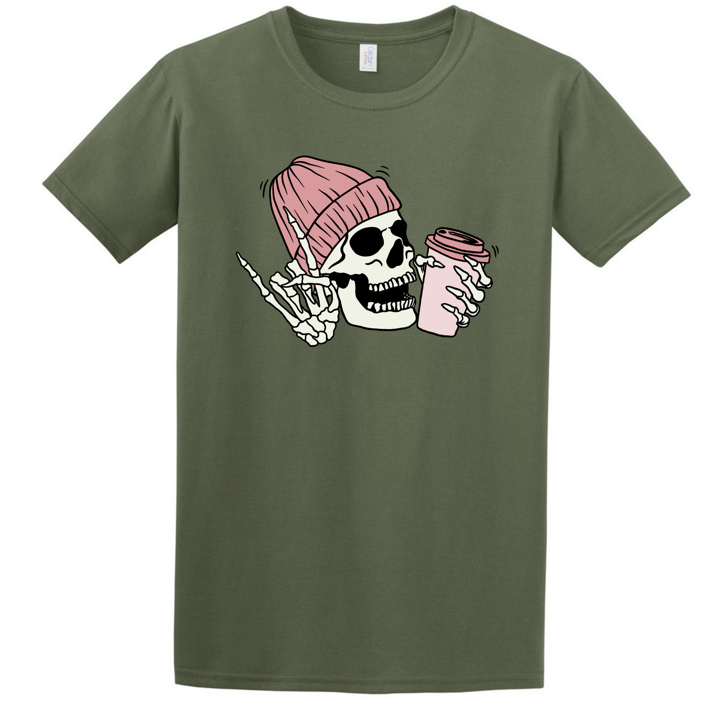 Skull & Coffee T Shirt