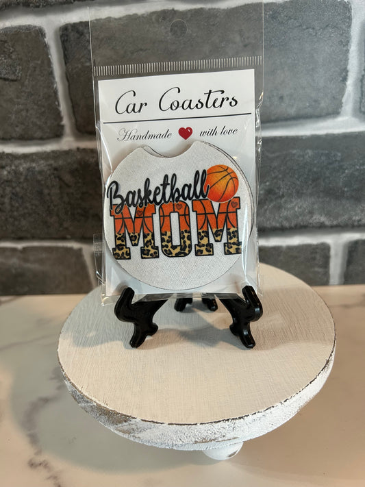 Car Coaster Basketball Mom Split