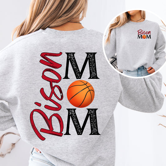 Bison MOM - Tee, Crewneck Sweatshirt Or Hoodie