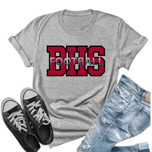 BHS FOOTBALL IN GRAY