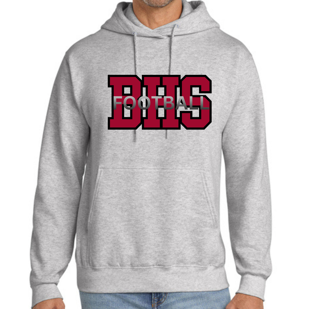 BHS FOOTBALL IN GRAY