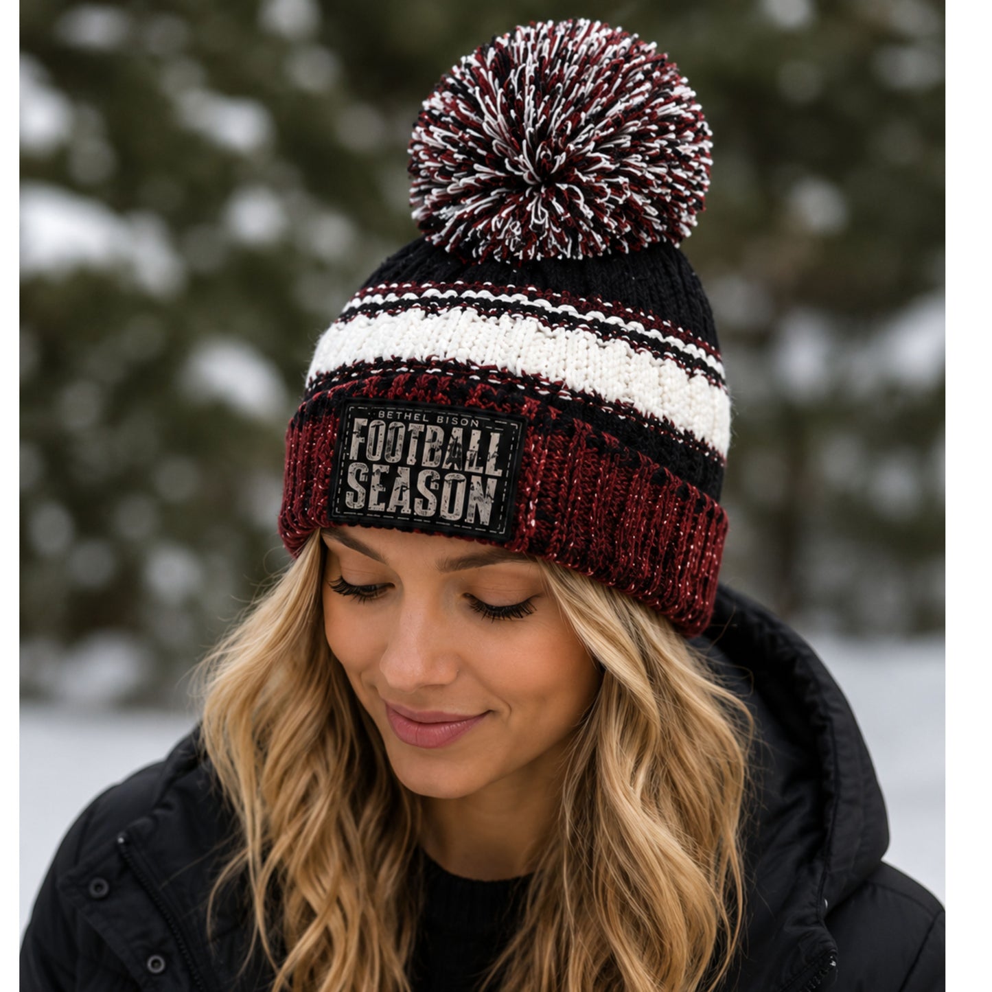 Bethel Bison Football Beanies