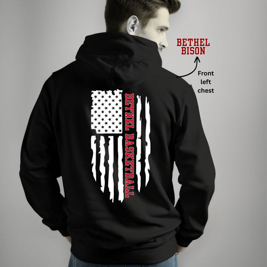 Bison Flag - Tee, Crewneck Sweatshirt Or Hoodie