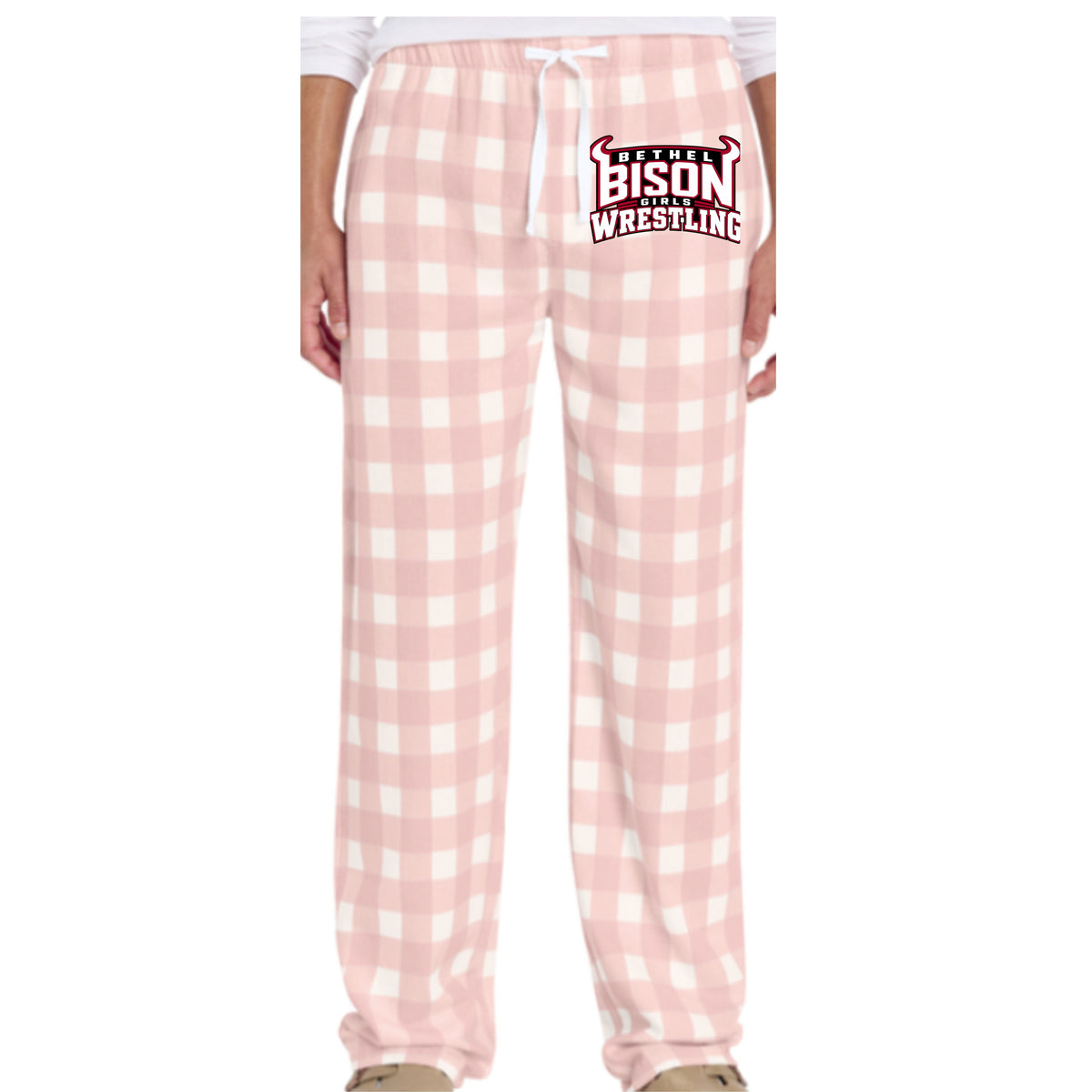 Bison Wrestling Pajama Pants (Unisex Adult Sizing)
