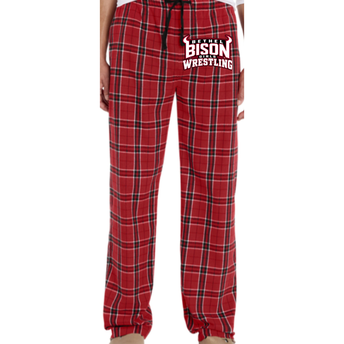 Bison Wrestling Pajama Pants (Unisex Adult Sizing)