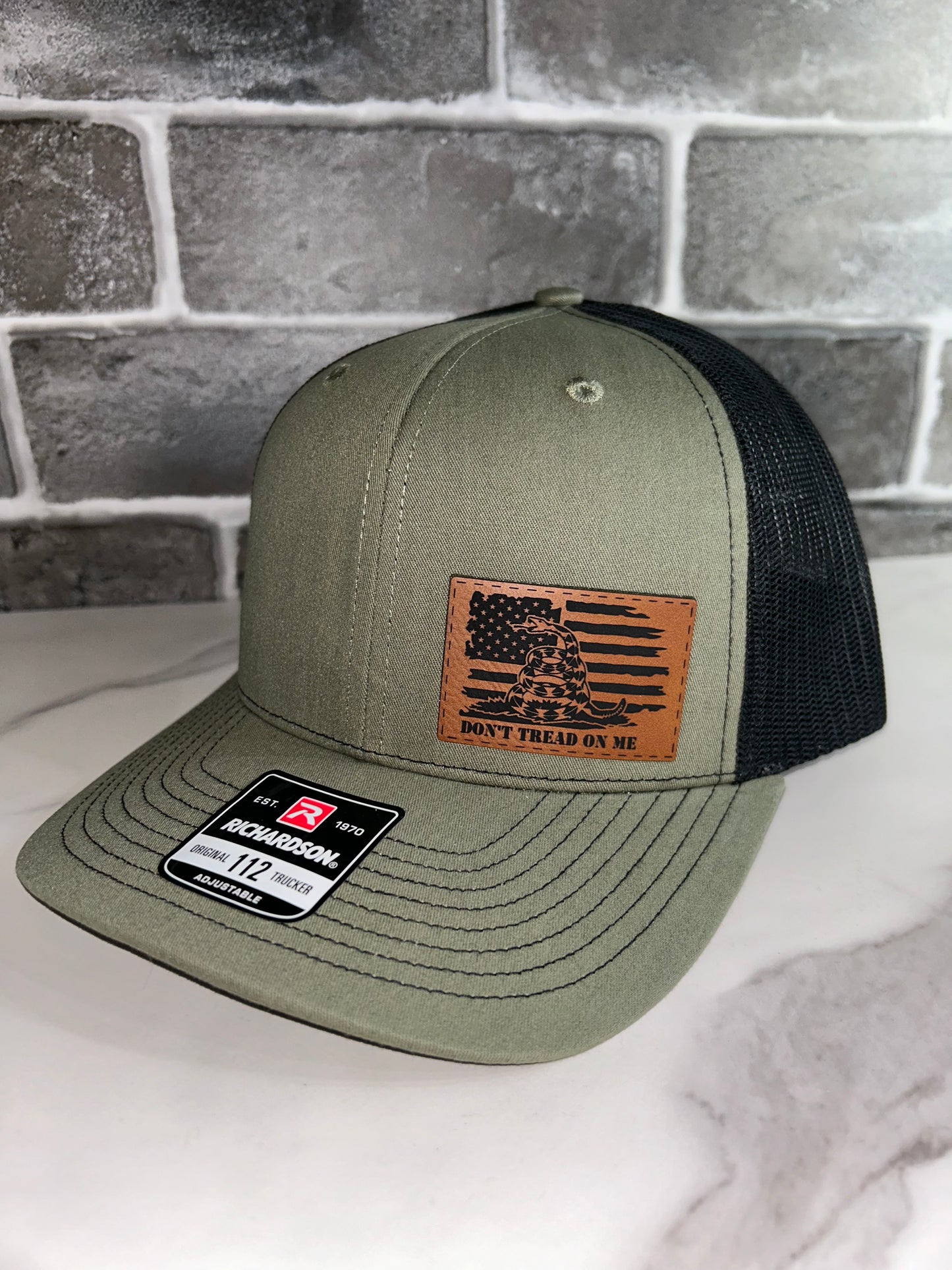 Don’t Tread On Me Leather Patch Hat