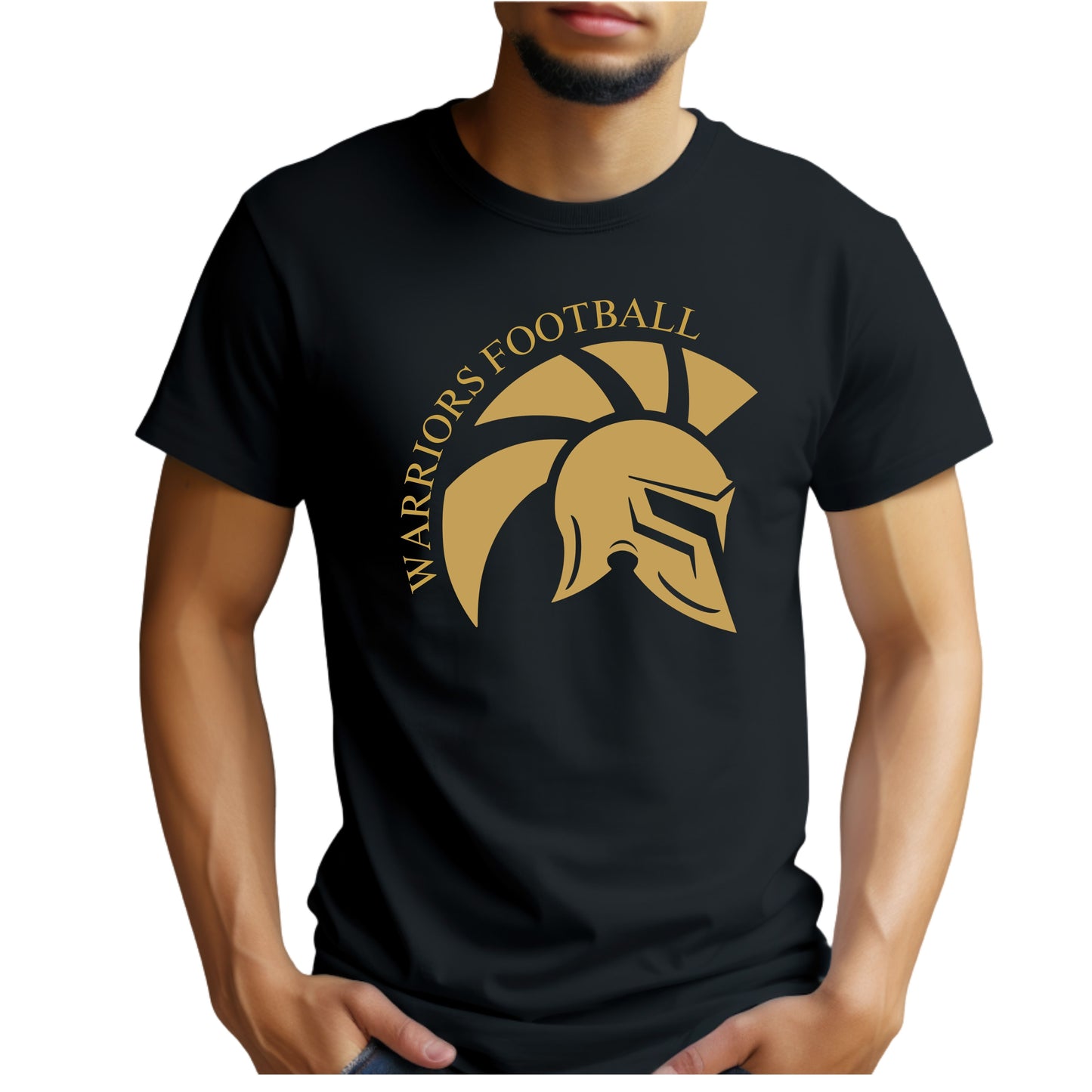 WARRIORS FOOTBALL GOLD