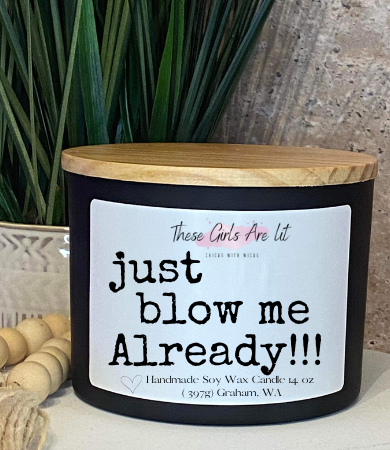 14 oz Glass Black Sea Candle