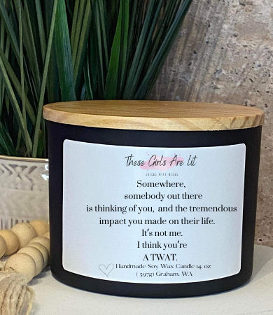 14 oz Glass Mango Coconut Milk Candle