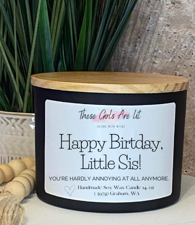 14 oz Glass Chocolate Chip Cookie Candle