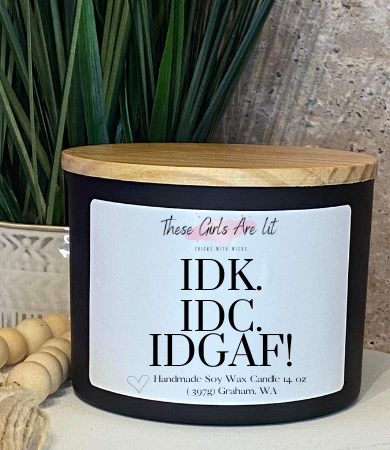 14 oz Glass Mango Coconut Milk Candle