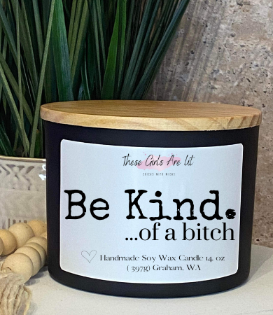 14 oz Glass Black Sea Candle