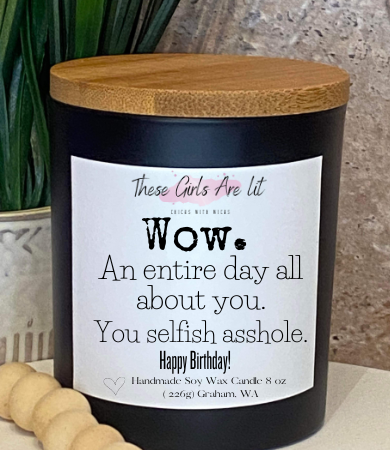 8 oz Glass French Vanilla Latte' Candle