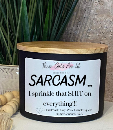 14 oz Glass Tobacco Candle