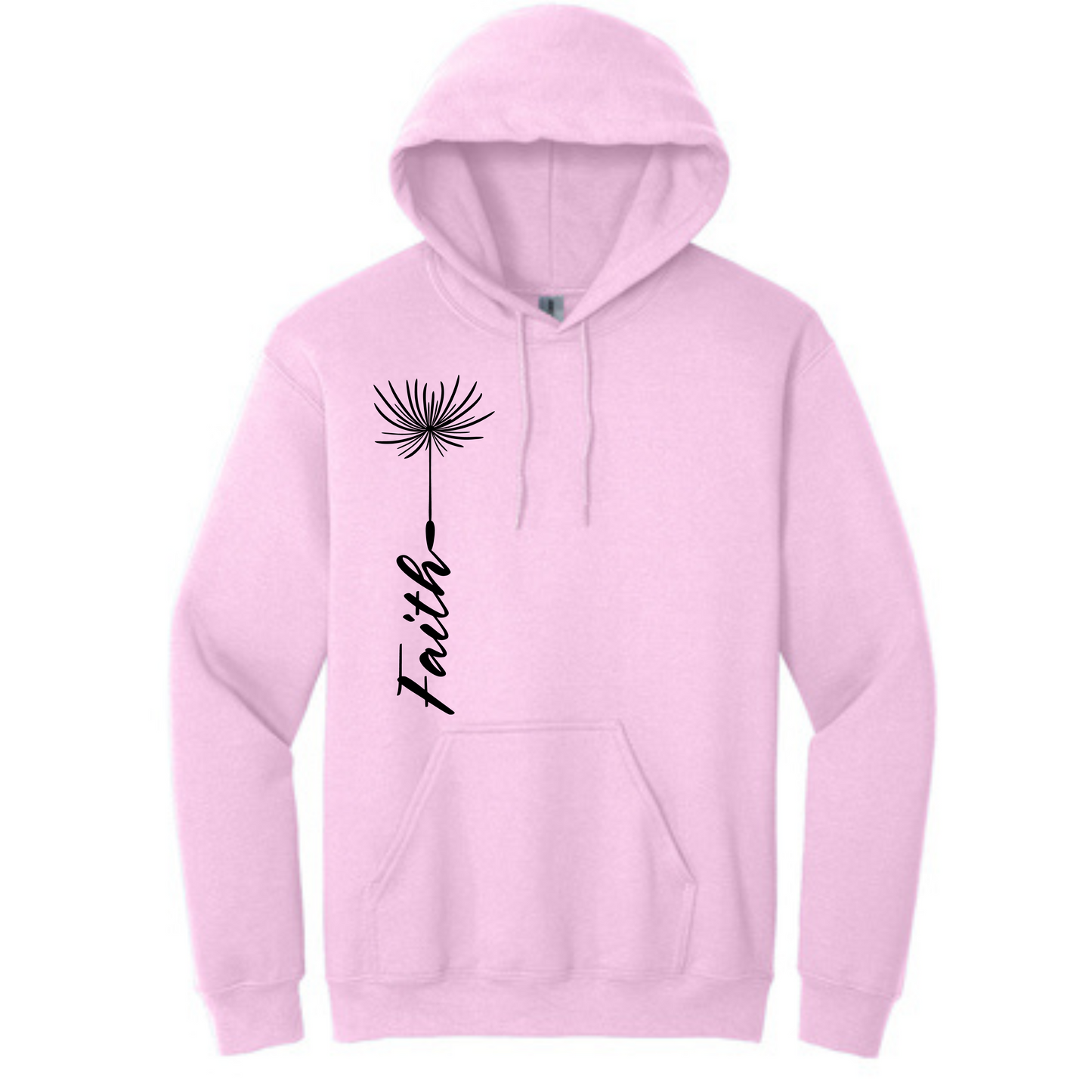 Faith Dandelion Long Sleeve Hooded Sweatshirt