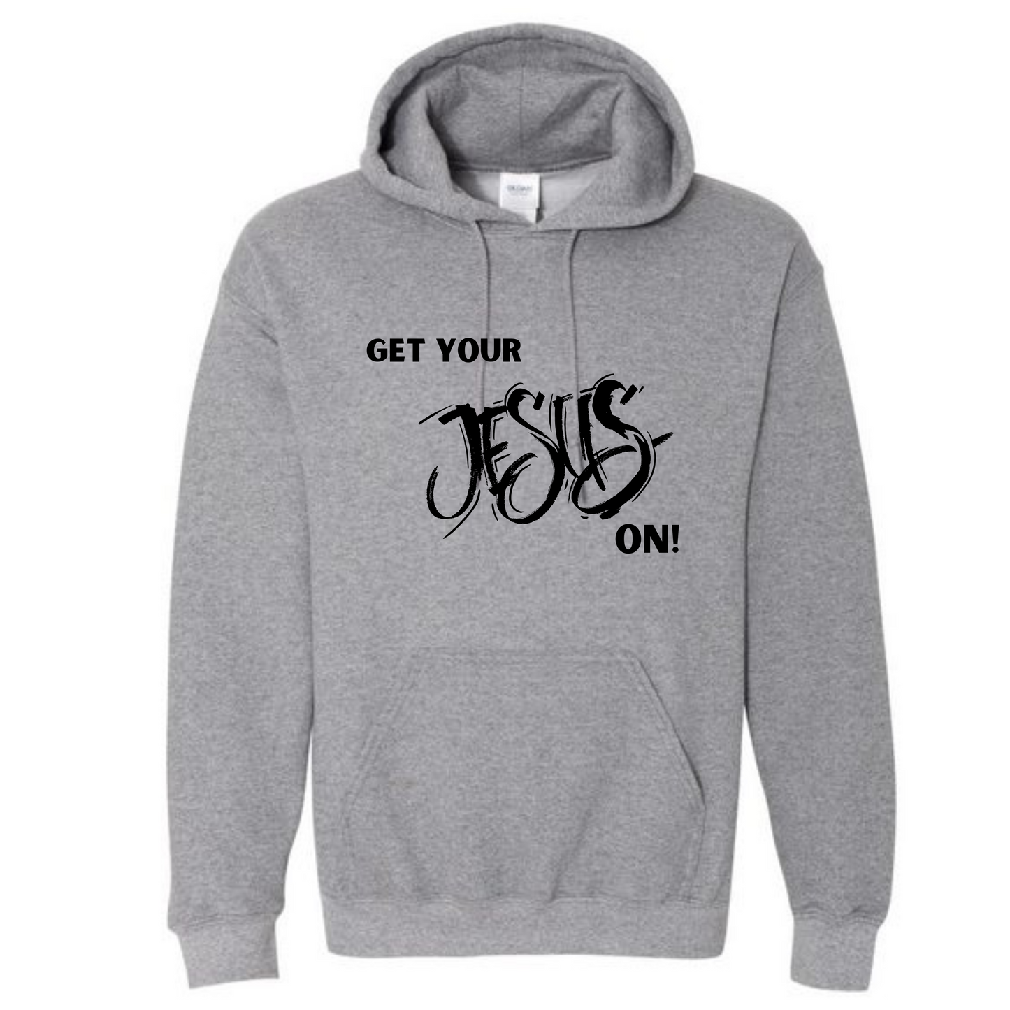 Get Your Jesus On Long Sleeve Hooded Sweatshirt