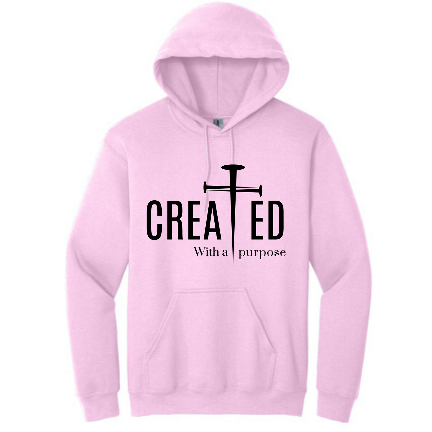 Created with a Purpose Long Sleeve Hooded Sweatshirt