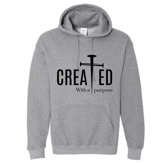 Created with a Purpose Long Sleeve Hooded Sweatshirt