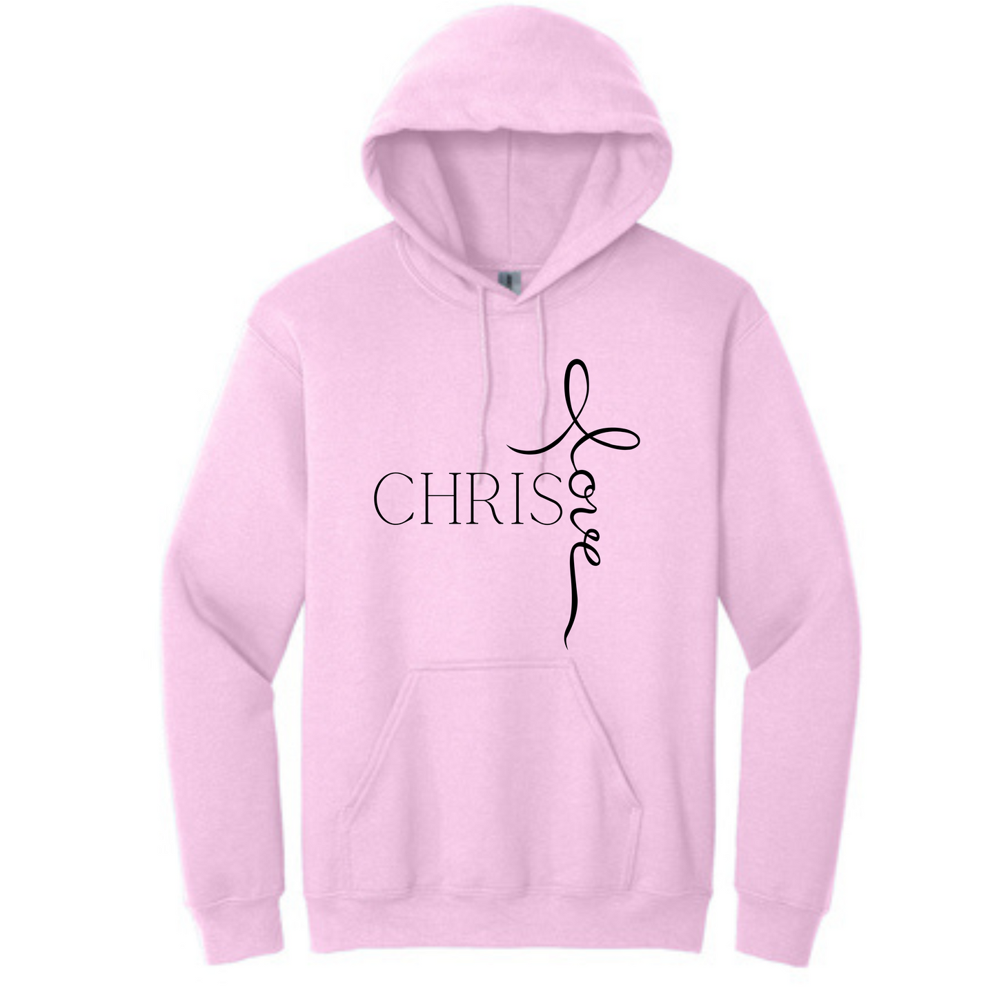 Christ Love Long Sleeve Hooded Sweatshirt