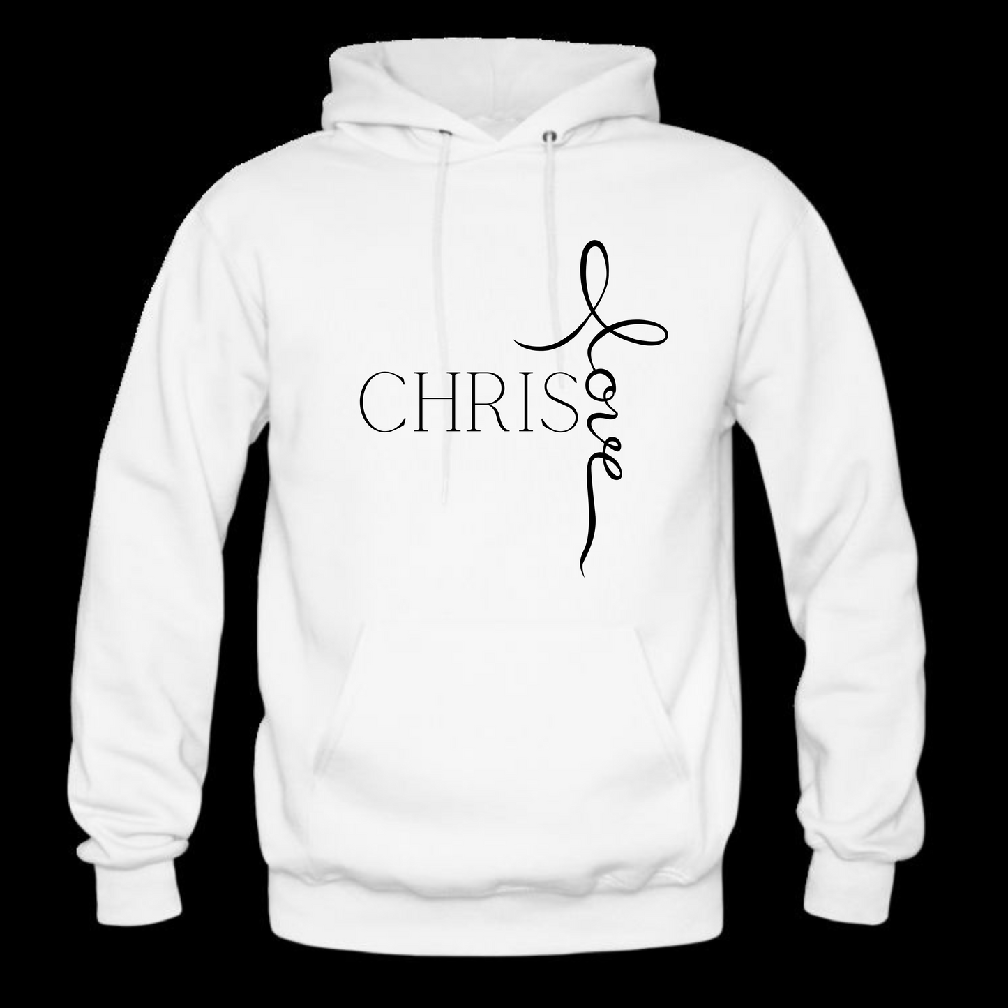 Christ Love Long Sleeve Hooded Sweatshirt