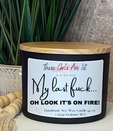14 oz Glass Chocolate Chip Cookie Candle