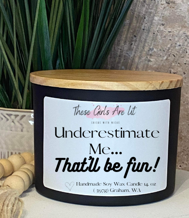 14 oz Glass Tobacco Candle