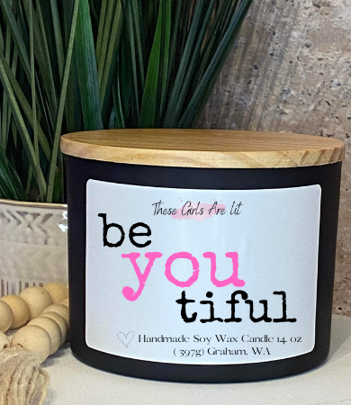 14 oz Glass Mango Coconut Milk Candle
