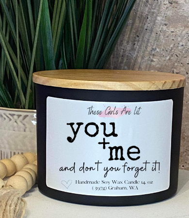 14 oz Glass Mango Coconut Milk Candle